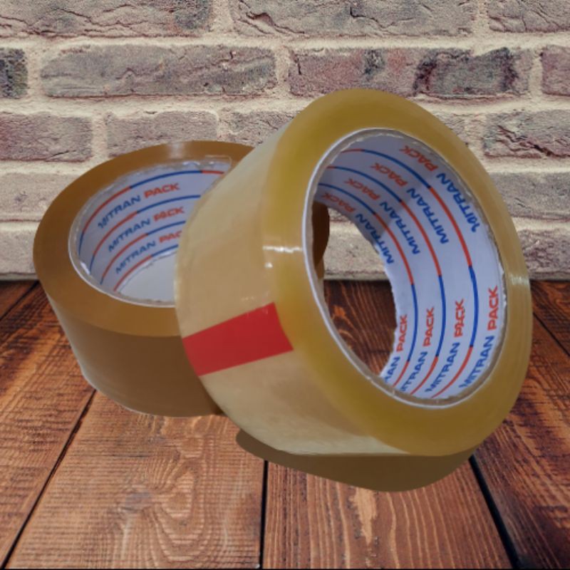 

Lakban isolasi OPP tape atk daya rekat kuat uk 48 mm tebal 45 micron