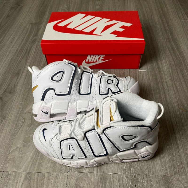 uptempo white and blue