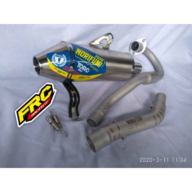 KNALPOT NORIFUMI TORC CRF150L KNALPOT KLX BF S L G KNALPOT DTRACKER KNALPOT TIGER TRAIL VIXION TRAIL