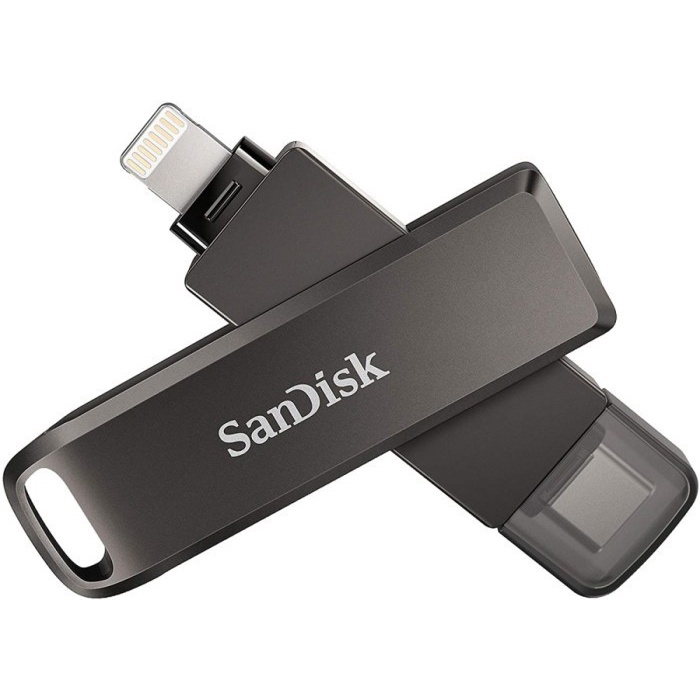 Flashdisk OTG SanDisk iXpand Flash Drive Luxe 128GB USBC3.1 (Lightning)