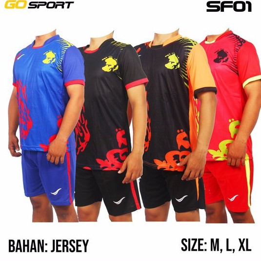 SF Jersey Futsal Baju Futsal Stelan Futsal baju olahraga futsal jersey Printing baju Printing