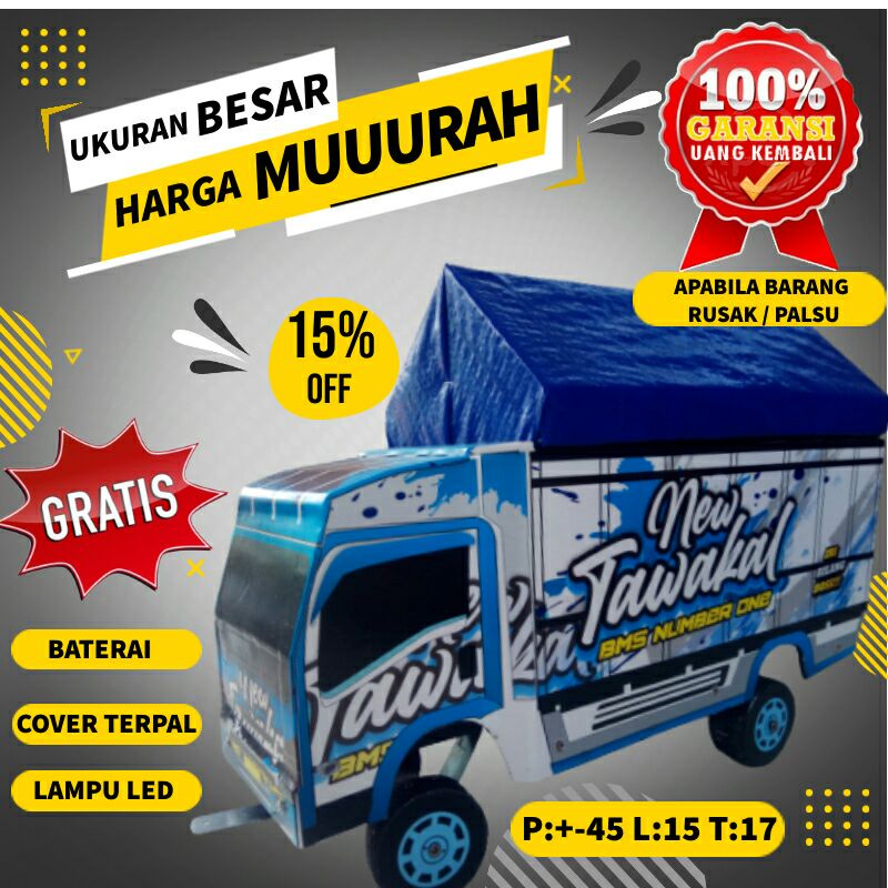 Kado Ulang Tahun Mainan Anak Laki-Laki Mobil Mobilan Model Miniatur Truk Oleng Jumbo Variasi Full La