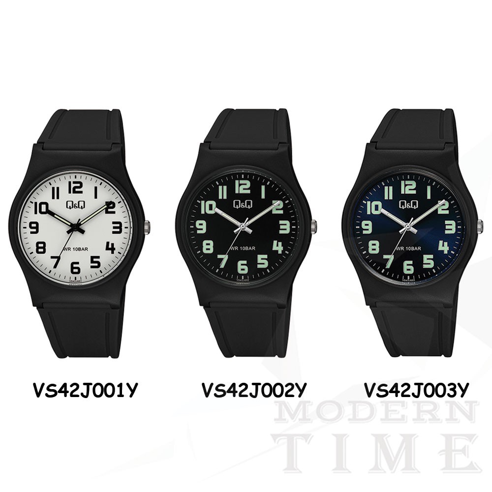 Jam Tangan Q&amp;Q VS42 Series Analog Original Watch Pria - Karet