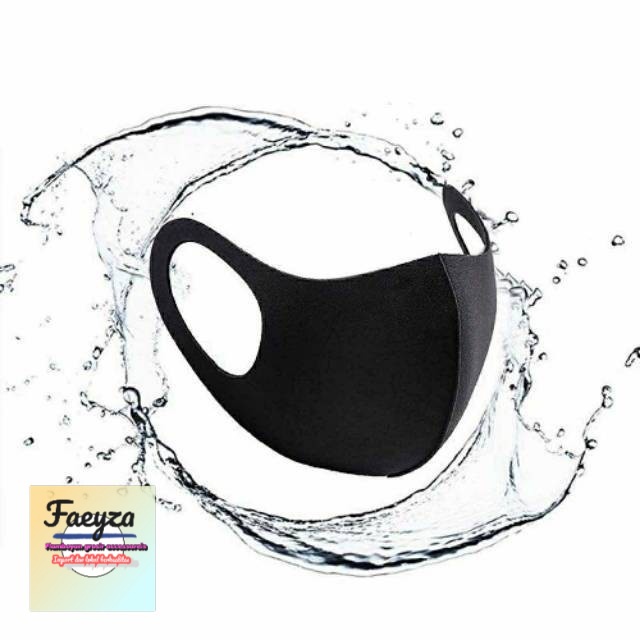 grosir  masker kekinian fashion korea lusinan warna polos 12 pcs
