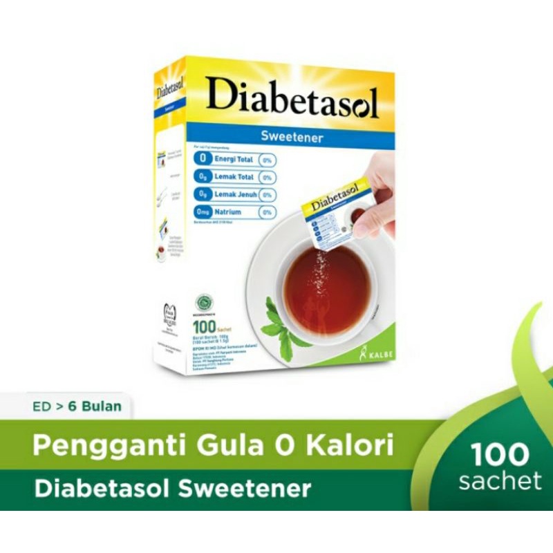 Gula diabetasol sweetener diabtx isi 100 sachet