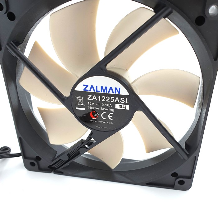 Fan case Zalman PWM 120mm ZA1225ASL casing kipas desktop komputer 12cm