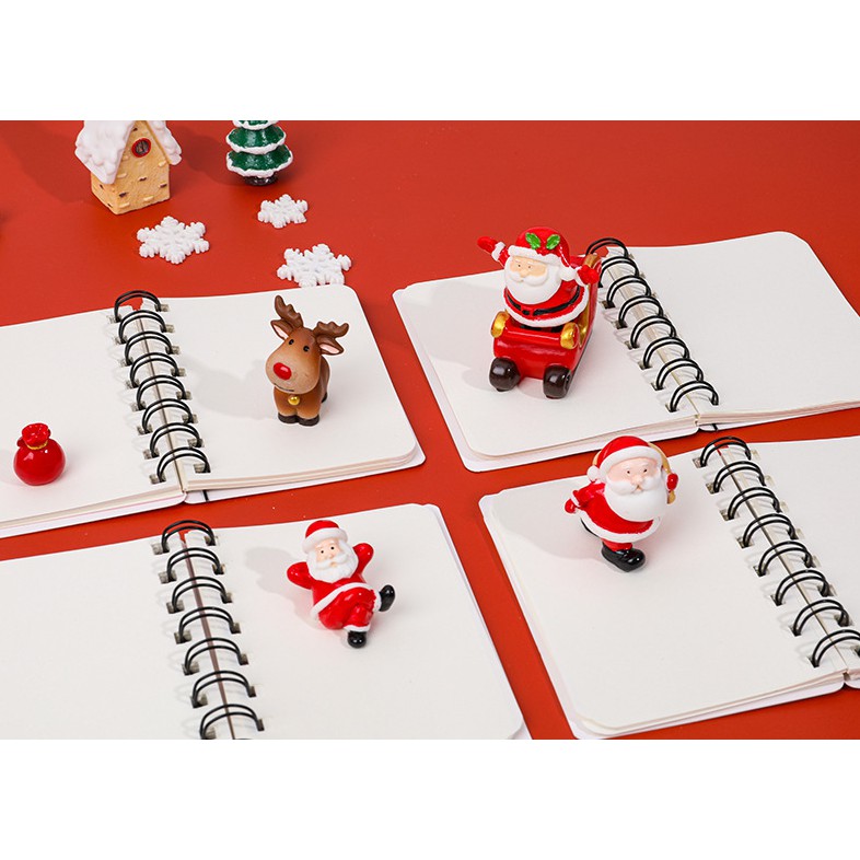 Buku Tulis Christmas Edition / Notebook Tema Natal / Notes Mini MERRY CHRISTMAS / Notes Tempel Memo Mini Gambar Xmas / Sticky Notes