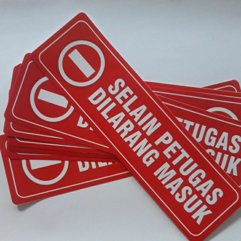 

Stiker Area Petugas