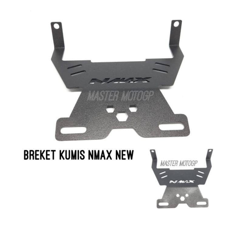 Breket tatakan plat nomor di bawah Lampu Yamaha Nmax new Breket kumis nmax new