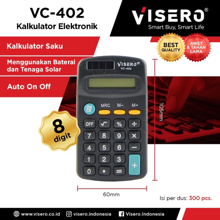 Calculator / Kalkulator Saku Visero VC-402 (8 Digit)