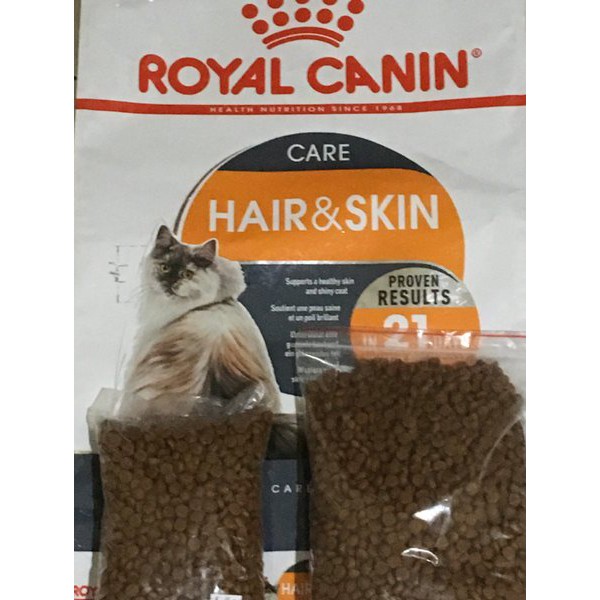 Royal Canin Repack Hair and Skin 1kg RC Hair and Skin Repack 1 kg