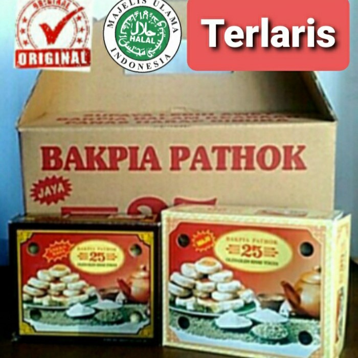 

NEW BAKPIA PATHOK 25 JOGJA RASA KACANG HIJAU Isi 15 - Cokelat