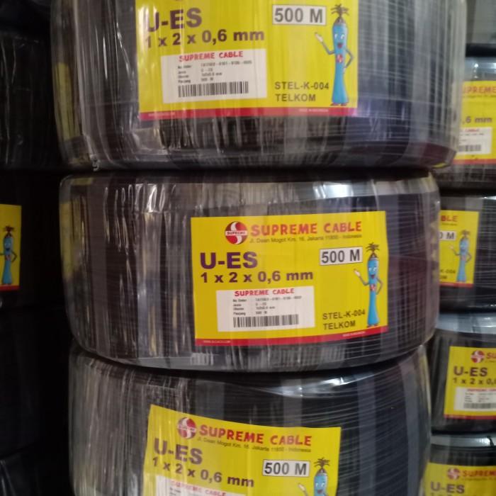 Telepon | Supreme Kabel Telepon Hitam Outdoor /Dropwire (500 Mtr)