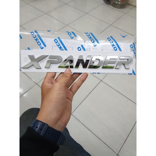 engine hood emblem logo xpander chrome merk foxco-4