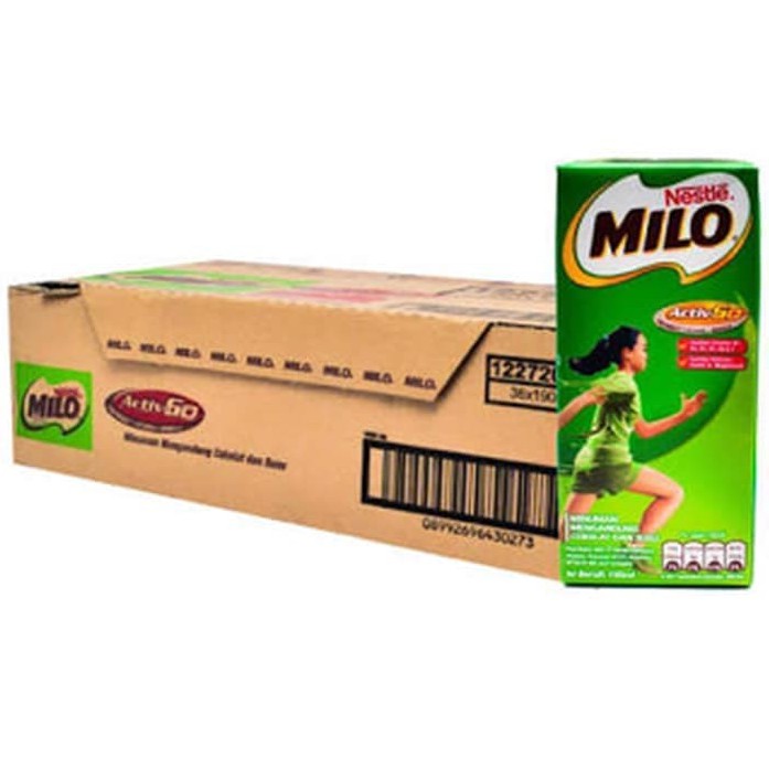 Susu Milo Activ Go UHT 180 ml Isi 36 Pcs | Shopee Indonesia