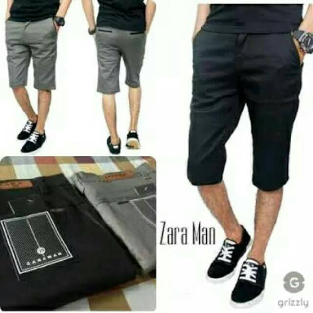 CELANA PENDEK PRIA / CELANA PENDEK ZARA HITAM - CELANA PENDEK KEREN MURAH - CELANA PENDEK DISTRO