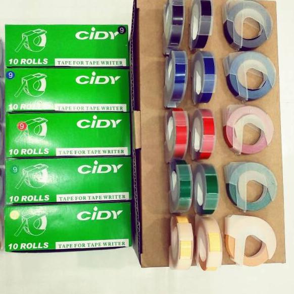 

[KODE CRK99] Pita mesin Dymo merk CIDY