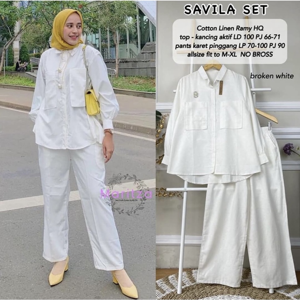 Diana set / Savila set ( top + pants )