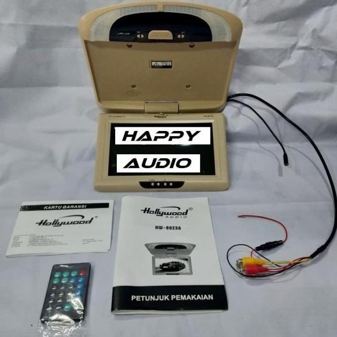 Tv Plafon Mobil 9 Inch Hollywood Hw-9023A Tv Monitor Tft Lcd Original