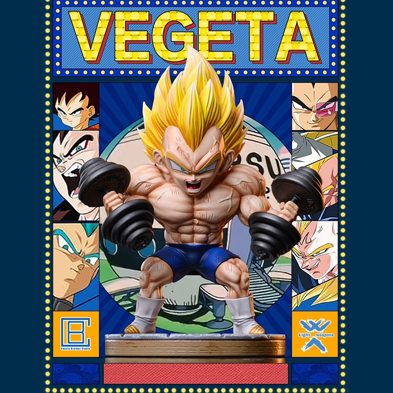 Action Figure Dragon Ball Z Super Saiyan Vegeta Bahan PVC Ukuran 17cm Untuk Dekorasi