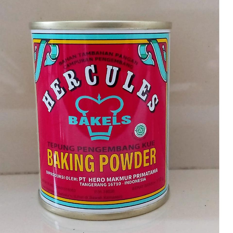 

(SEDANG DISKON) Hercules Backing Powder / Tepung Pengembang Kue Berdaya Ganda 110 Gram