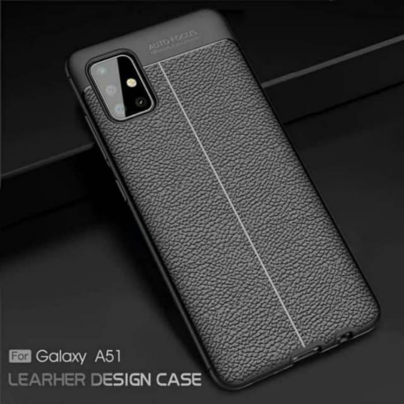 Softcase Samsung A51 Autofocus Leather Case Ultimatte Premium Quality