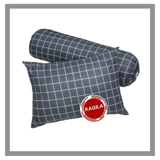 Cuci gudang Sarung Bantal/Guling motif random bahan katun halus tidak luntur