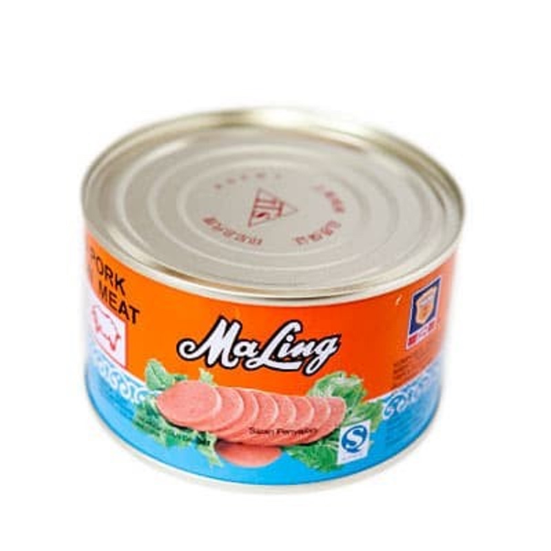 

TTS MALING Pork Luncheon Meat 397g - Ma Ling Daging Babi Ham Kalengan