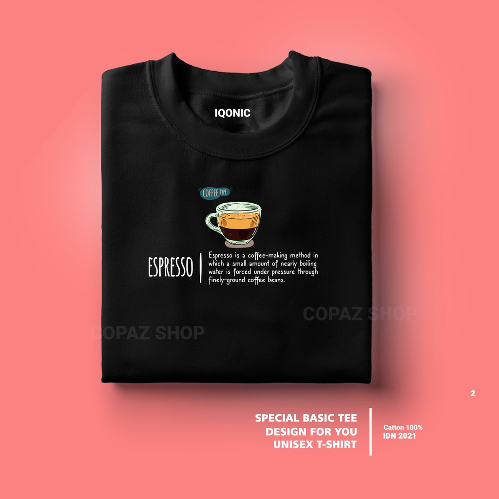 ( PROMO COD ) BROTHER STORE / Kaos Distro Pria / Kaos Distro100% Catoon Combed 30s / Articel Coffee Type