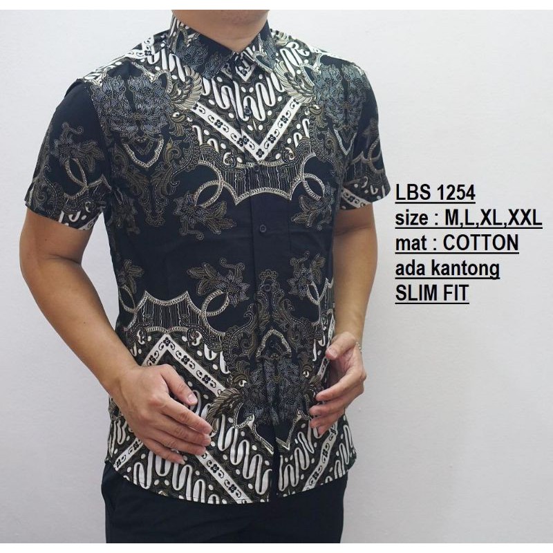 BAJU BATIK PRIA // BATIK UNIK // BATIK MEWAH // BATIK PRIA ASLI // BATIK SLIMFIT / BATIK LBS 274