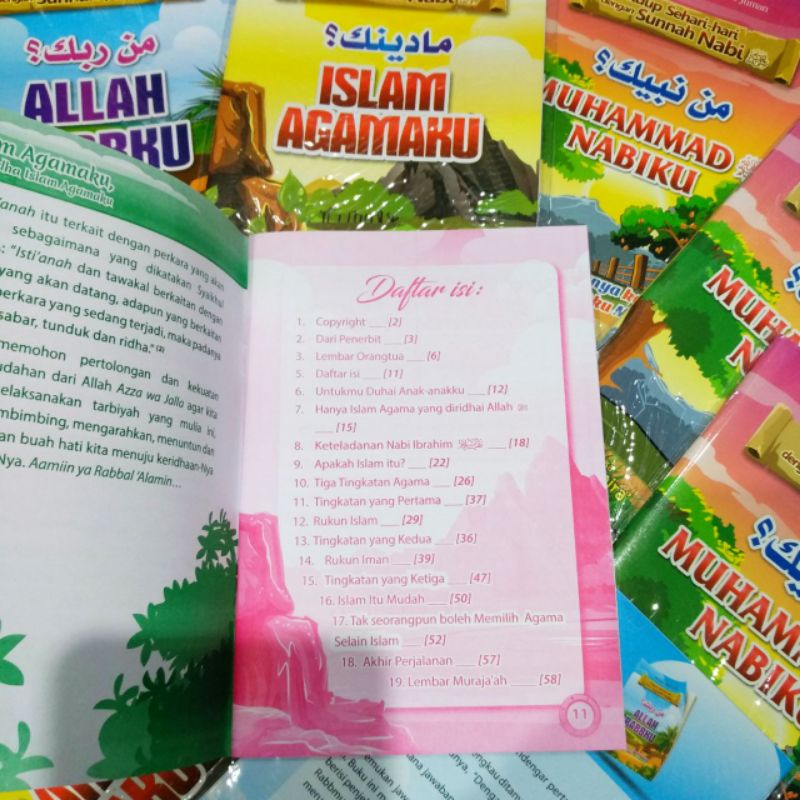 Allah Rabbku Muhammad Nabiku Islam Agamaku