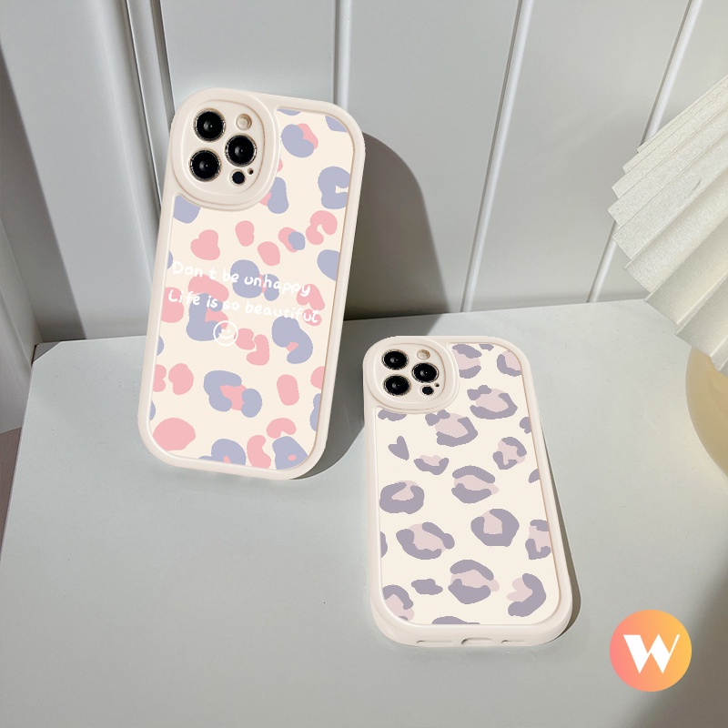 Leopard Case Untuk Samsung A13 A14 A50 A50s A21s A12 A32 A30s A52 A03s A23 A02s A33 A72 A03 M23 A51 A53 A73 5G A22 A10s A52s A20s A31 A20 A11 A71 A30 Lembut TPU Silicon Kamuflase Cove