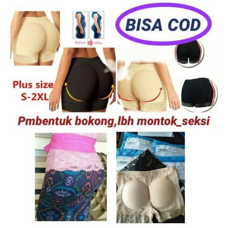 spon busa celana pendek strait ganda kualitas impor tambah montok dan seksi