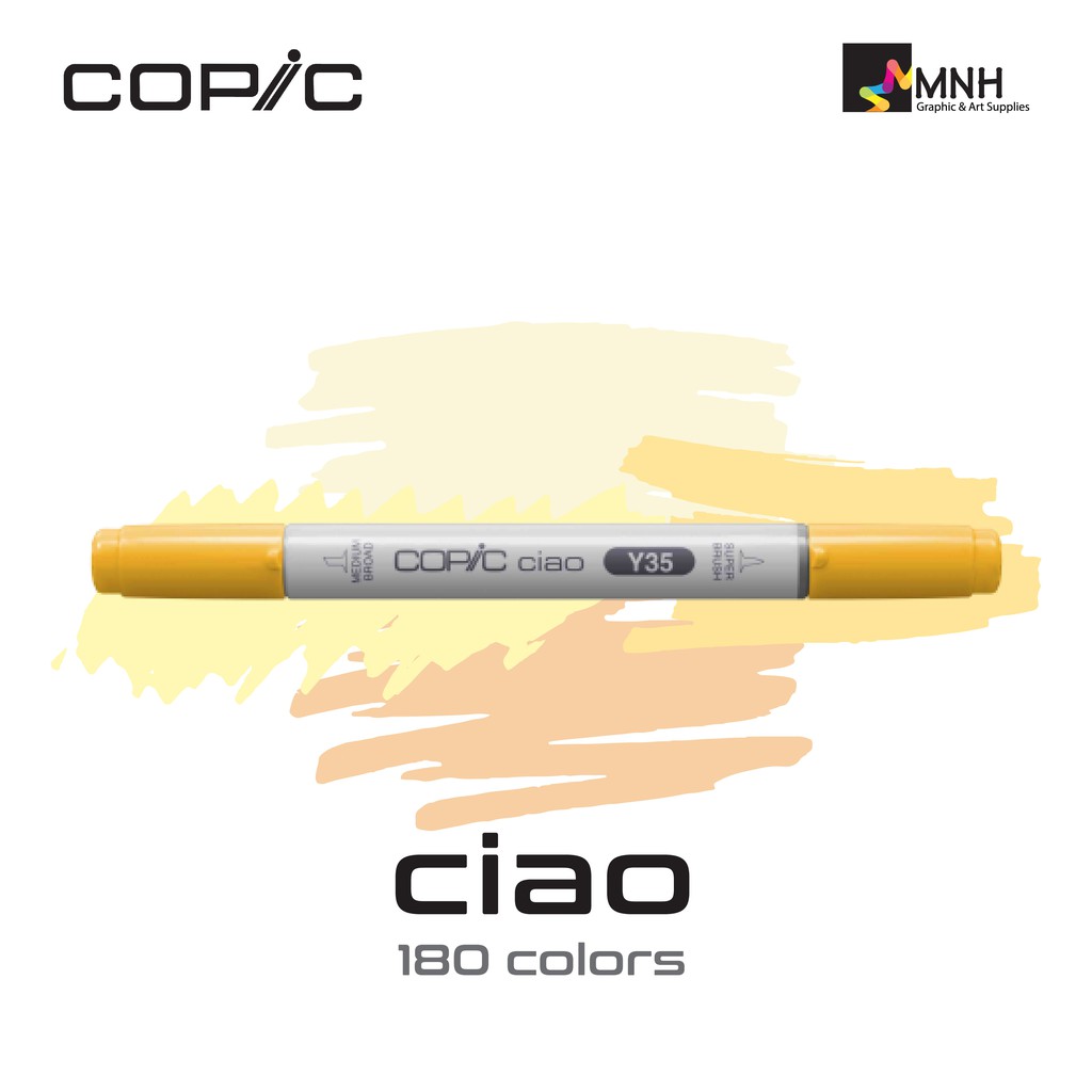 

Spidol Copic Ciao Marker Yellow Series (Satuan)Y35 - Y38