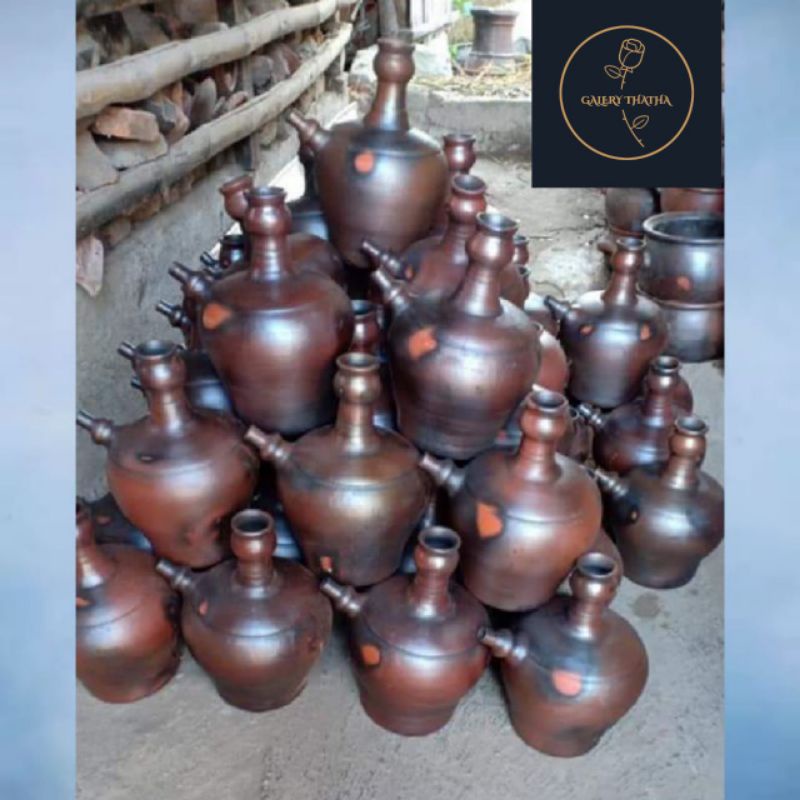 kendi tempat air minum 3 liter / kendi gerabah tanah liat