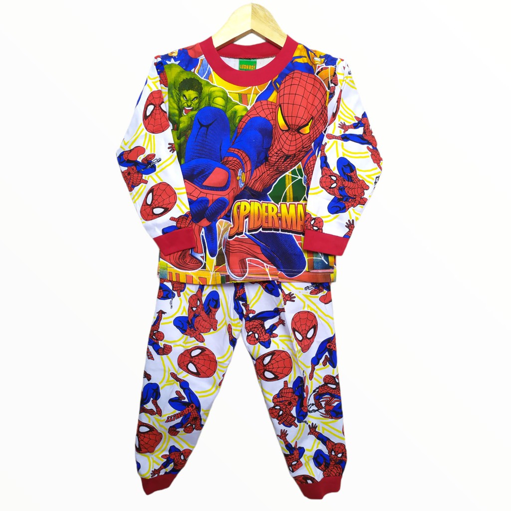SETELAN FULL PRINT SPIDERMAN | BAJU ANAK FULLPRINT | BAJU ANAK LAKI LAKI DAN PEREMPUAN