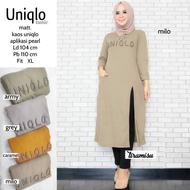 UNIQLO TUNIK BY TIRAMISU HIJAB FASHION