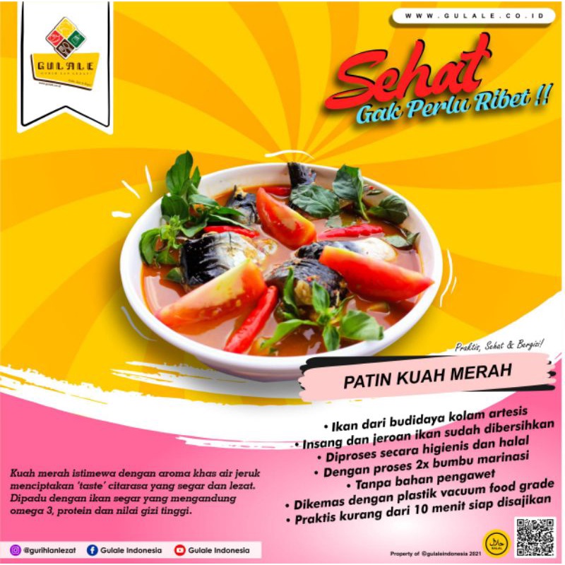 

FROZEN FOOD SIAP SAJI OLAHAN IKAN PATIN KUAH MERAH