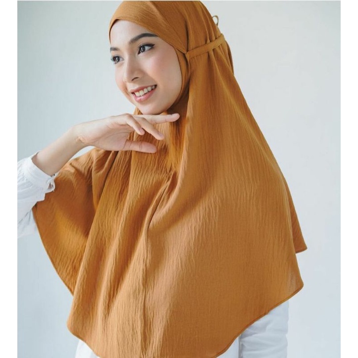 JILBAB KHIMAR BERGO CRINKLE