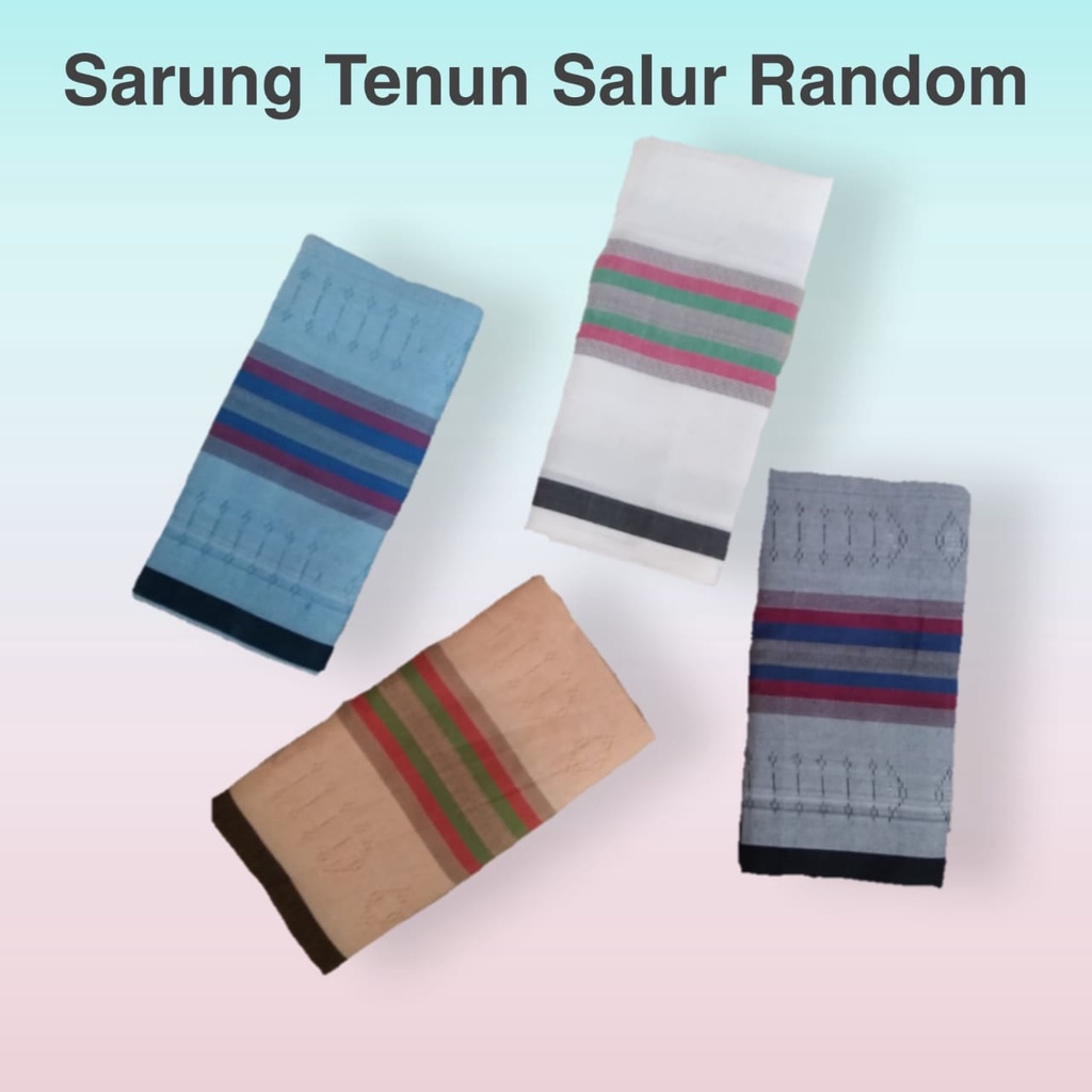 Khasanah Sarung Santri Motif Tenun Garis Garis Premium