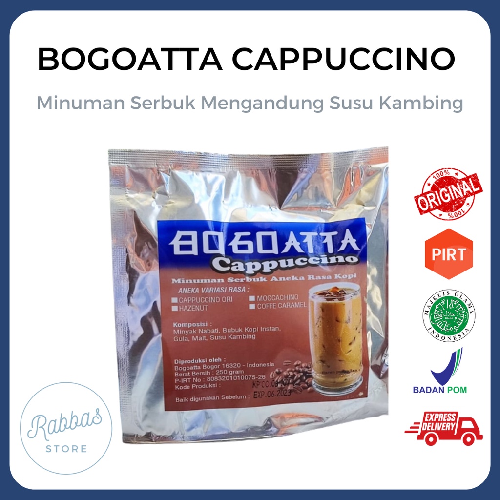 

BOGOATTA CAPPUCCINO I Susu Kambing Tanpa Gula