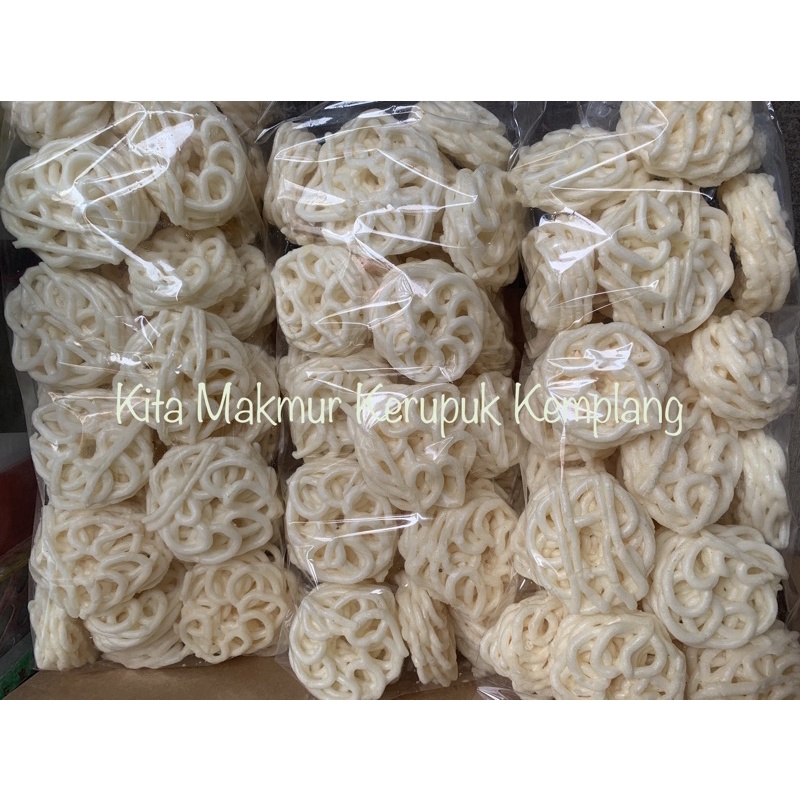 

Kerupuk Palembang Mawar Putih Ikan Tenggiri (250gr)