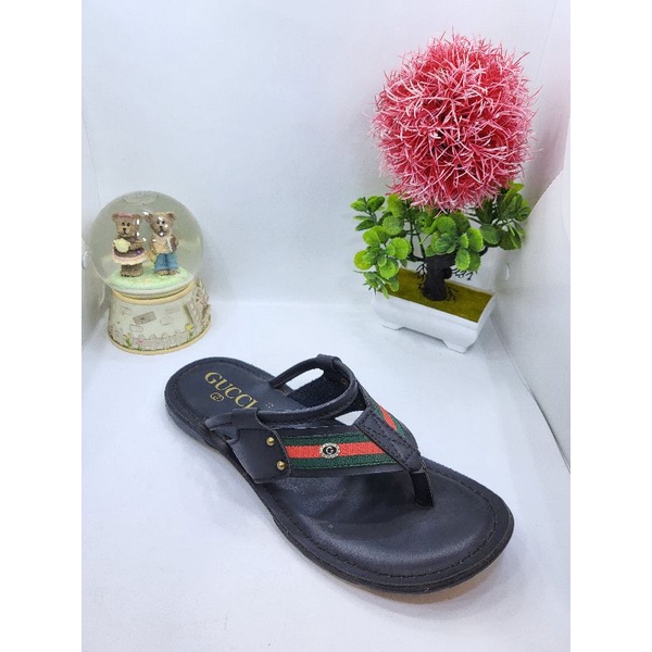 sendal pria gucci kulit