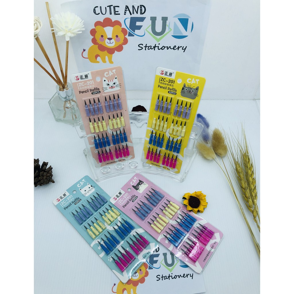 

REFILL ISI ULANG PENSIL BENSIA ZC-201 (ISI 32 PCS)