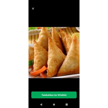 

SAMOSA CURRY POTATO isi 5 Pcs