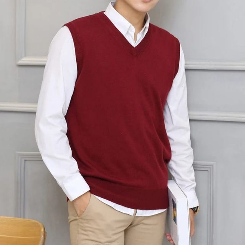 DR. Knitwear - Rompi Rajut Pria, Rompi Rajut Cowok, Rompi Rajut Korea, Vest Rajut Pria, Vest Rajut Cowok, Rajut Rompi Premium