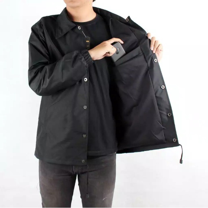 ☃♨Jaket coach pria / jaket coach erigo / jaket terlaris / jaket coach erigo polos black