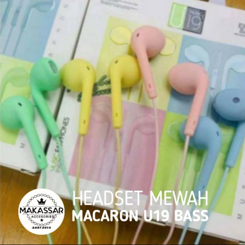 HEADSET MACARON MEWAH