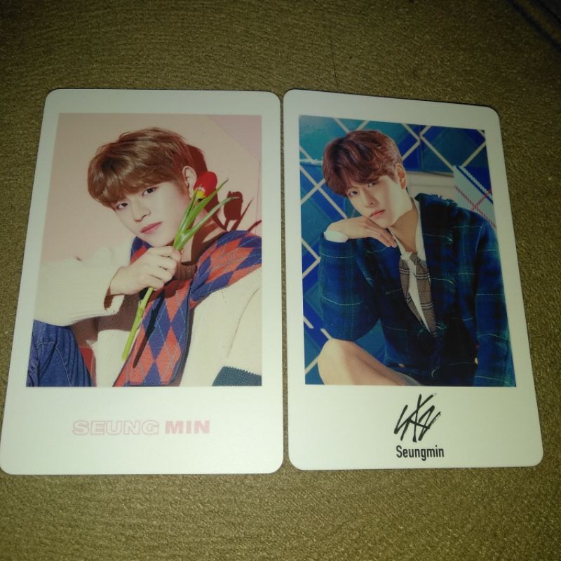 stray kids seungmin japan hi stay & unlock polaroid