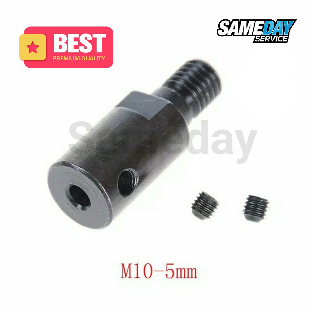 Adapter Gerinda untuk Dinamo As 5mm Converter M10x5mm